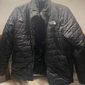 North face reversible coat